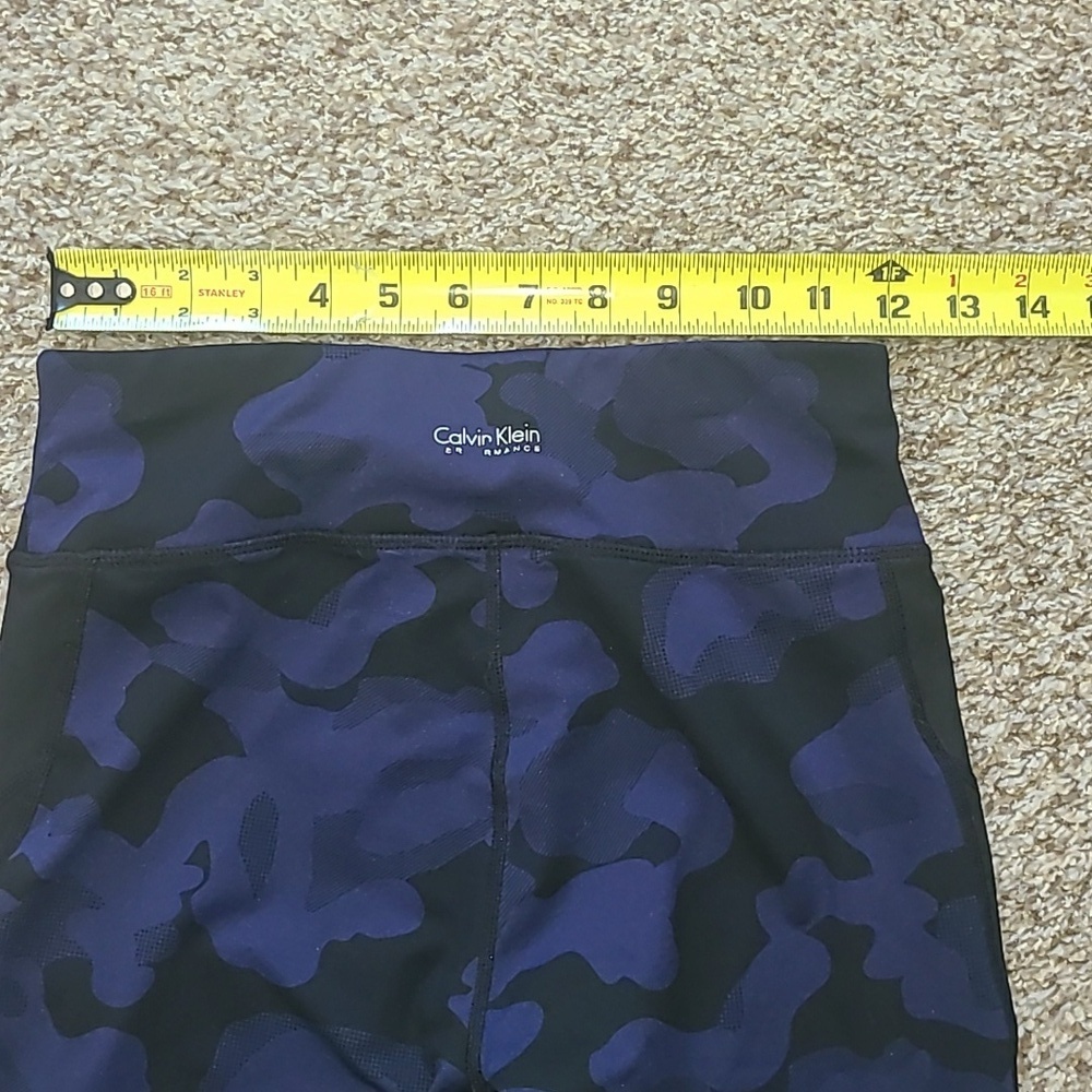 Calvin Klein Blue and Black Leggings - Picture 6 of 7
